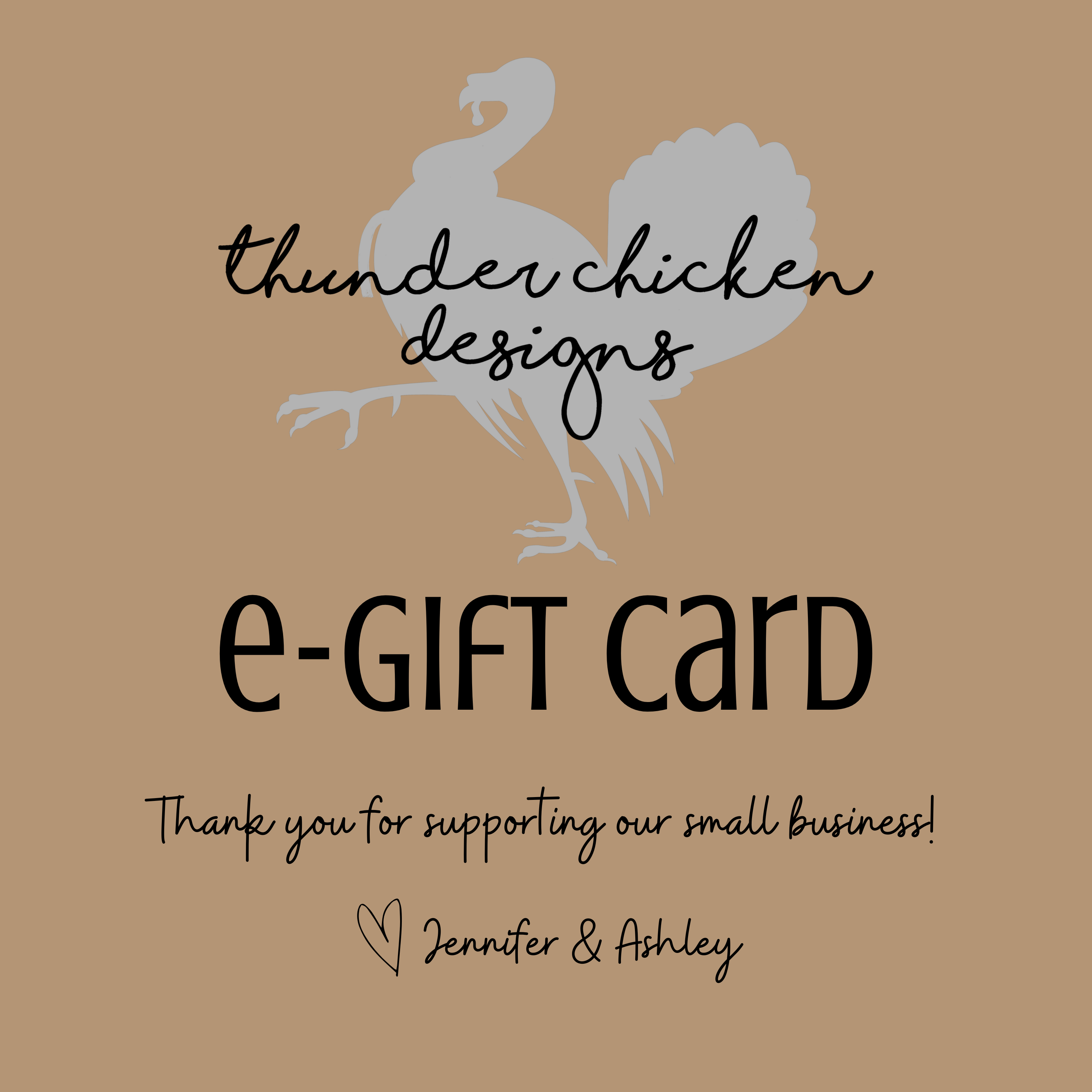 Thank You E-Gift Card