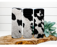 Load image into Gallery viewer, Cow Hide Skinny Tumbler
